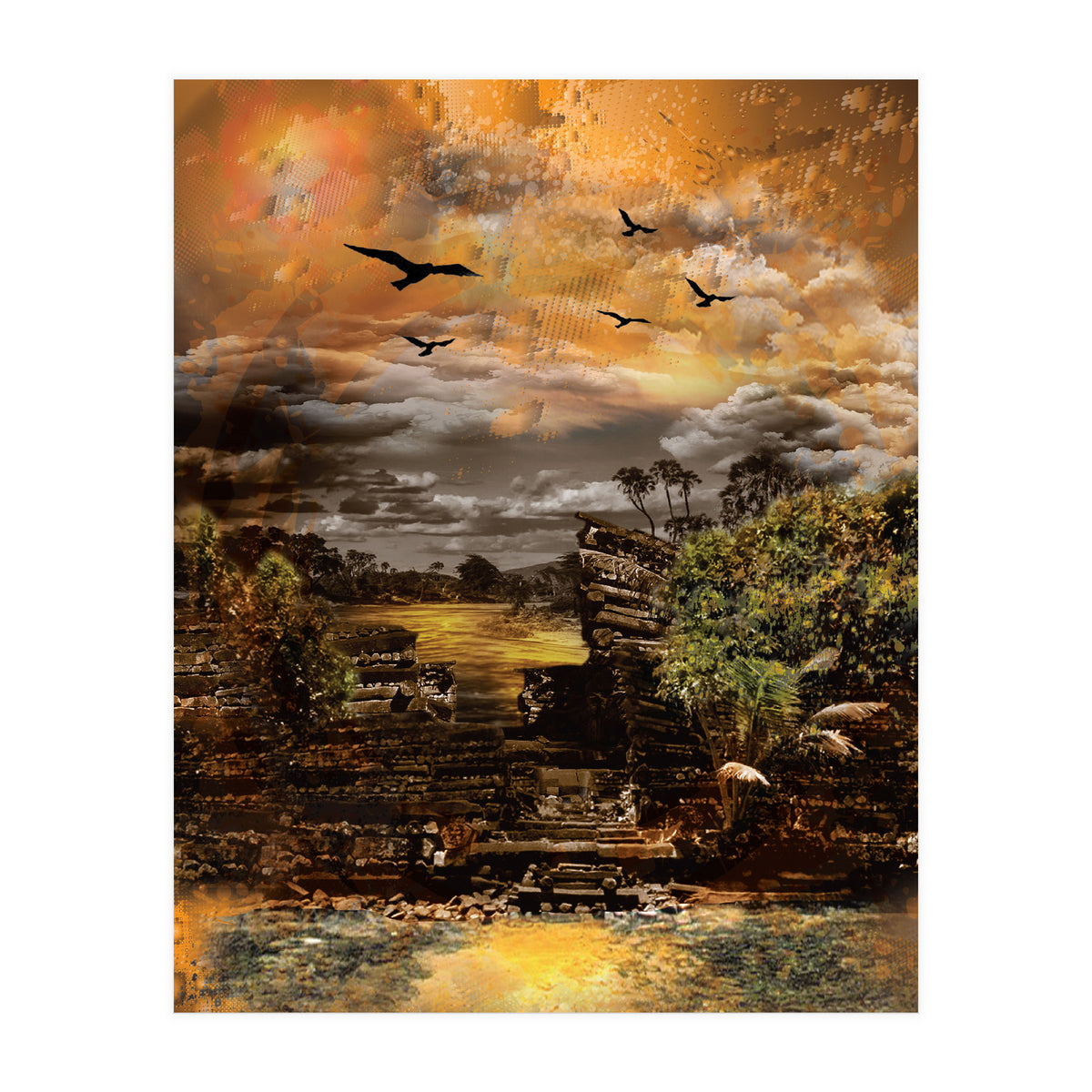 Mysterious Island Pacific Ocean (Print Only)