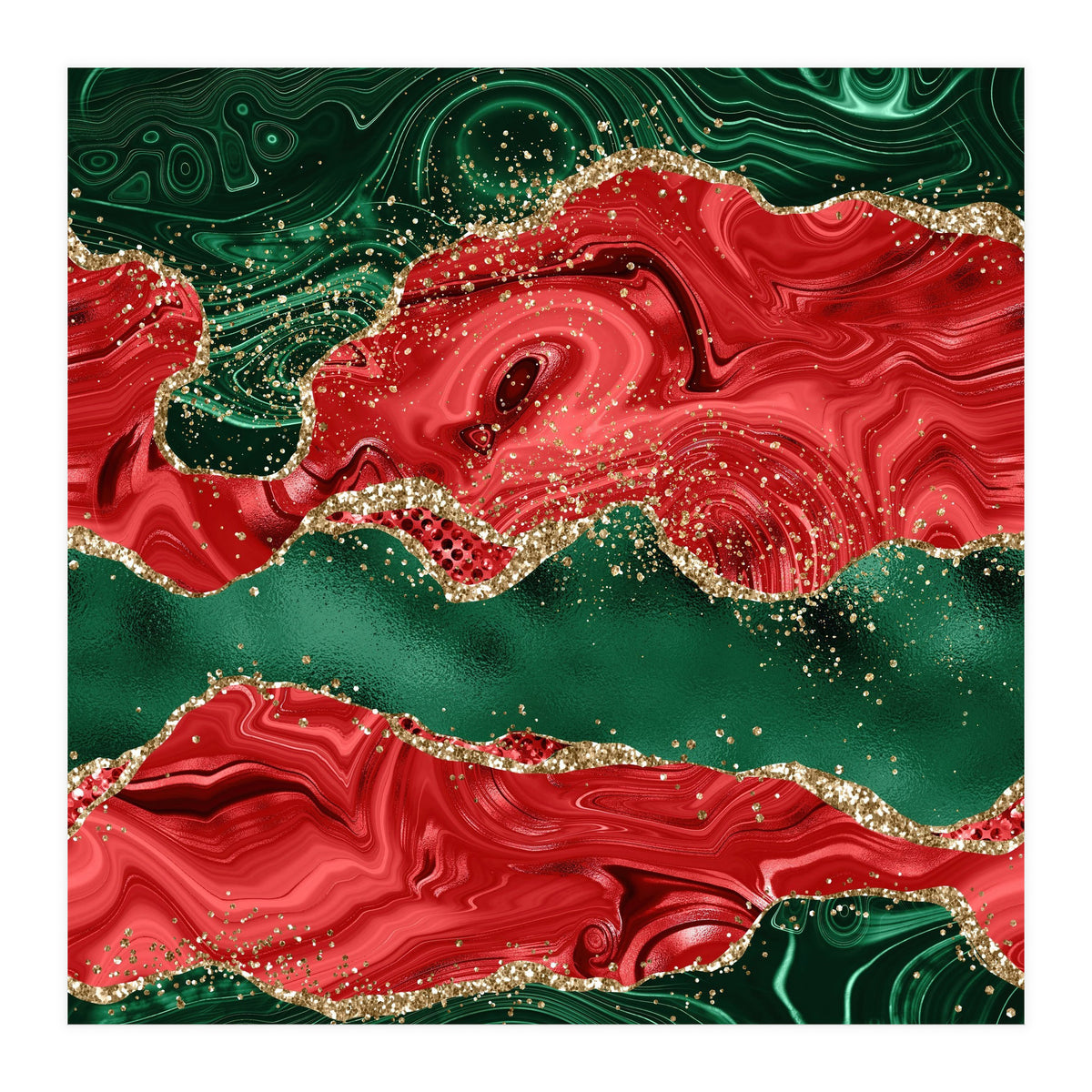 Christmas Glitter Agate Texture 01 (Print Only)
