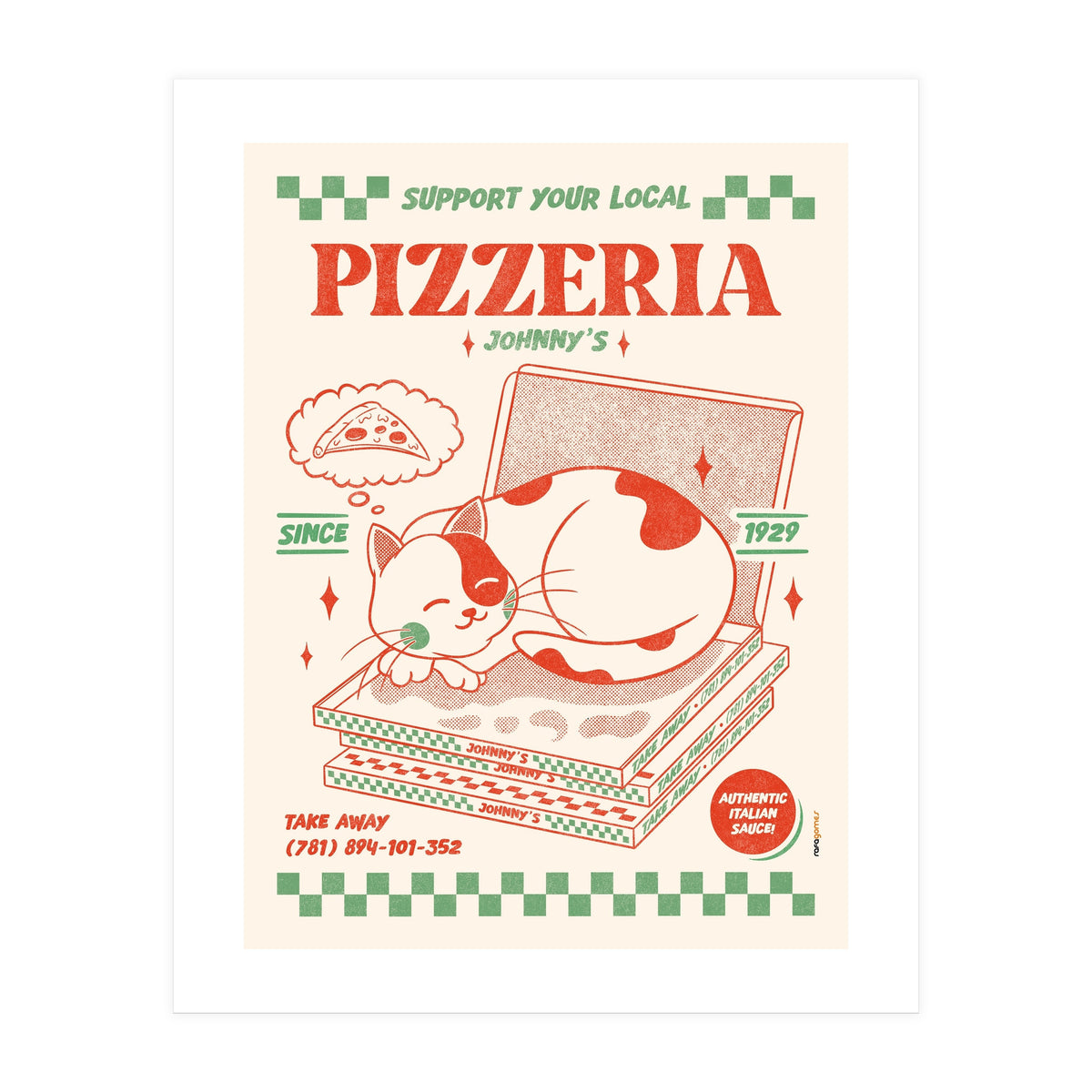 Support Your Local Pizzeria (Print Only)