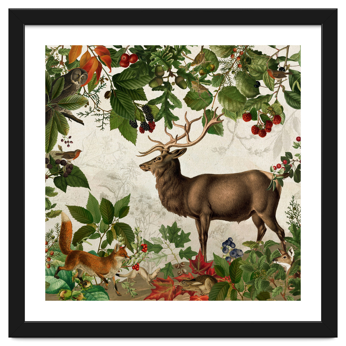 Nostalgic Autumn guardians of the forest 1