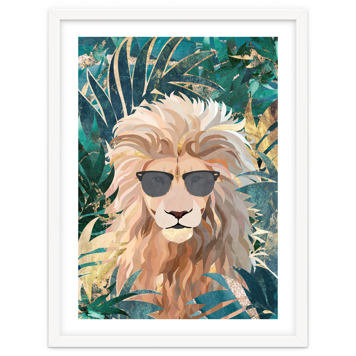 Lion Jungle wearing sunglasses