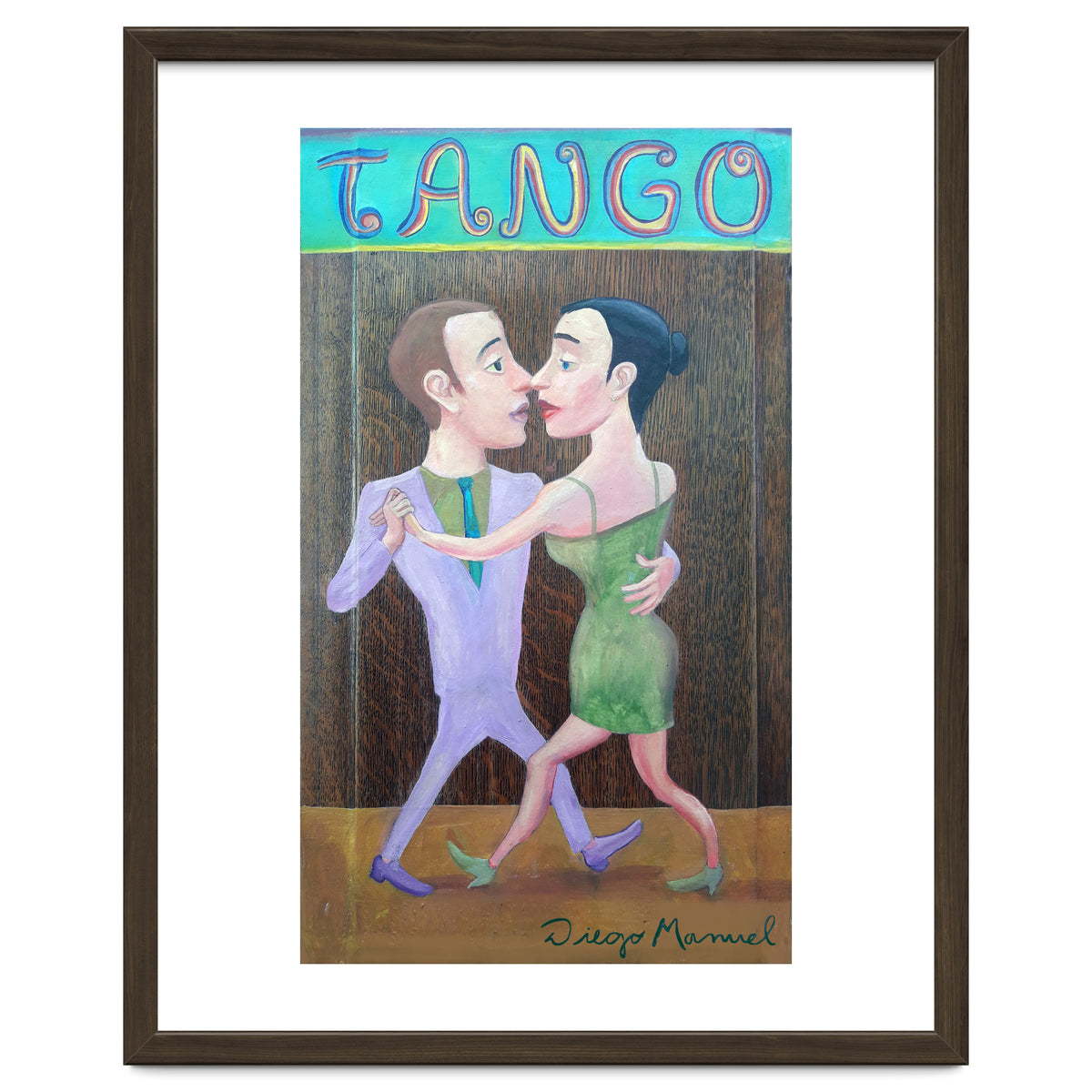 Pareja De Tango 2 Madera