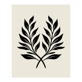 Minimalist Laurel Wreath: Botanical Line Art (Print Only) thumbnail