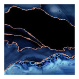 Navy & Rose Gold Agate Texture 14 (Print Only) thumbnail