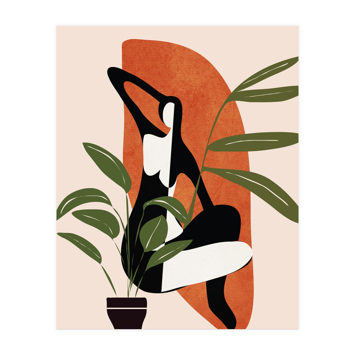 Abstract Female Figure (Print Only)