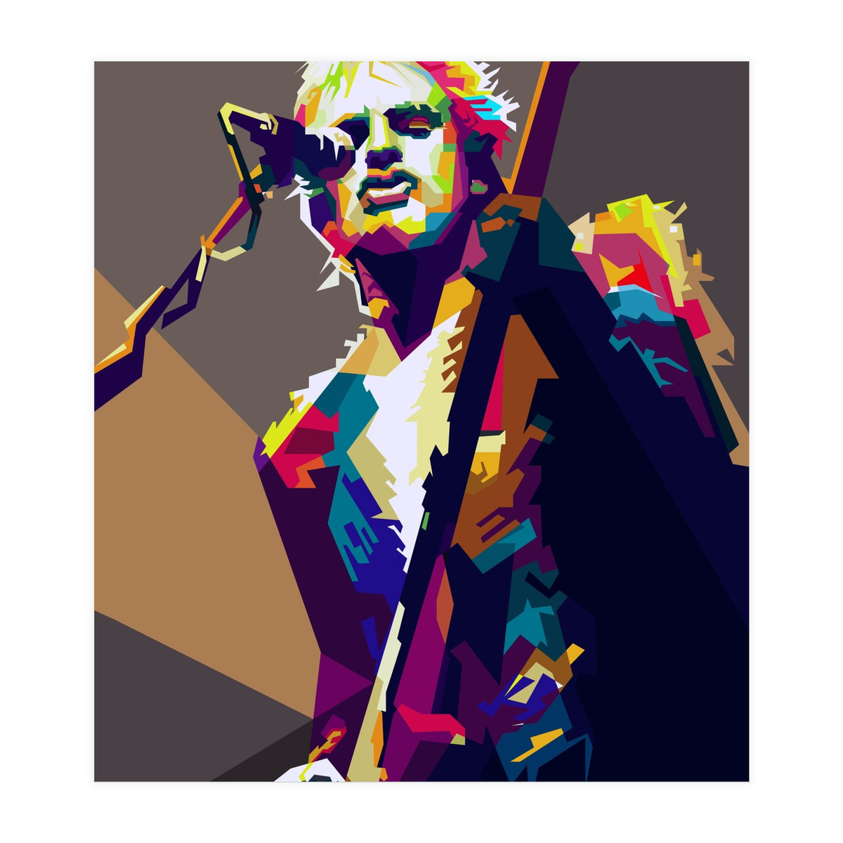 Sting The Police Pop Art WPAP (Print Only)