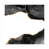 Black & Gold Agate Texture 09 (Print Only) thumbnail