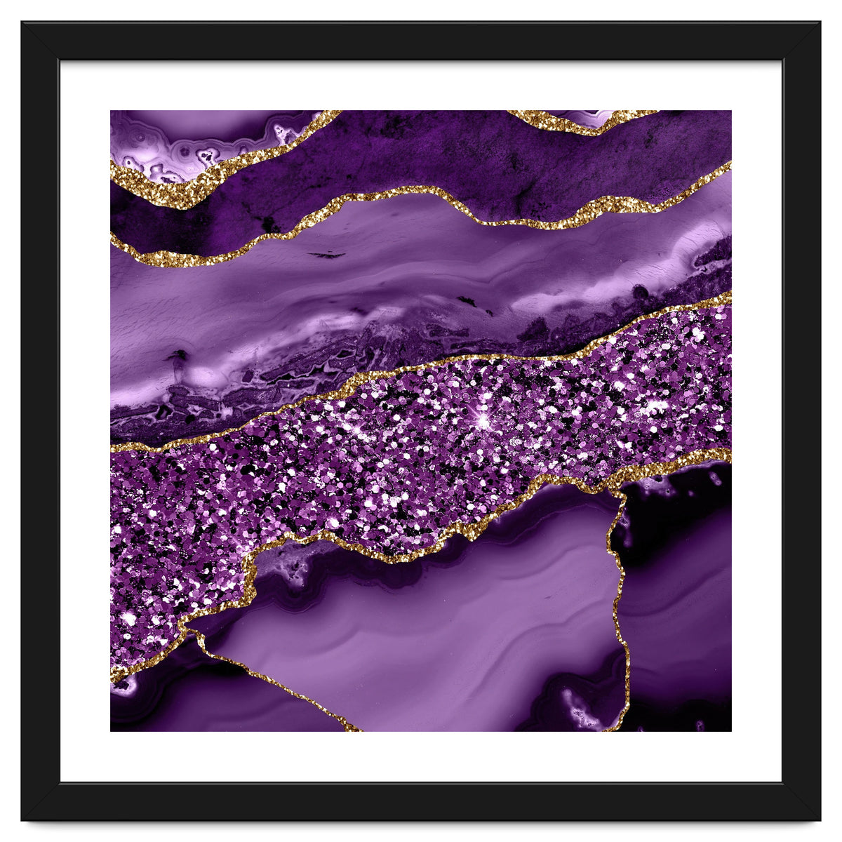 Agate Glitter Ocean Texture 02