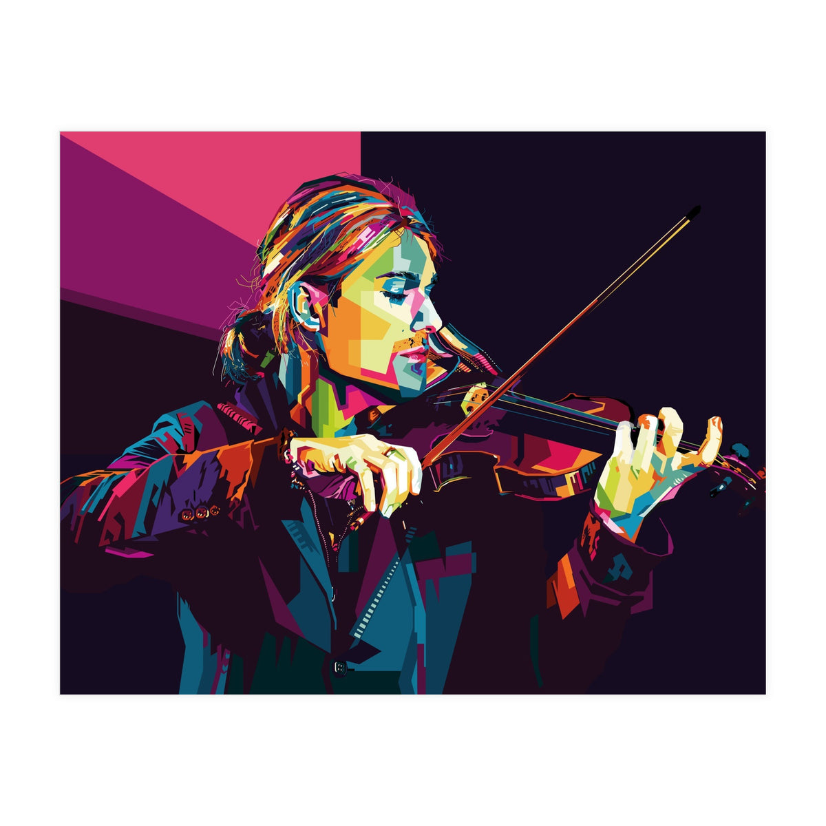 David Garrett Style WPAP (Print Only)
