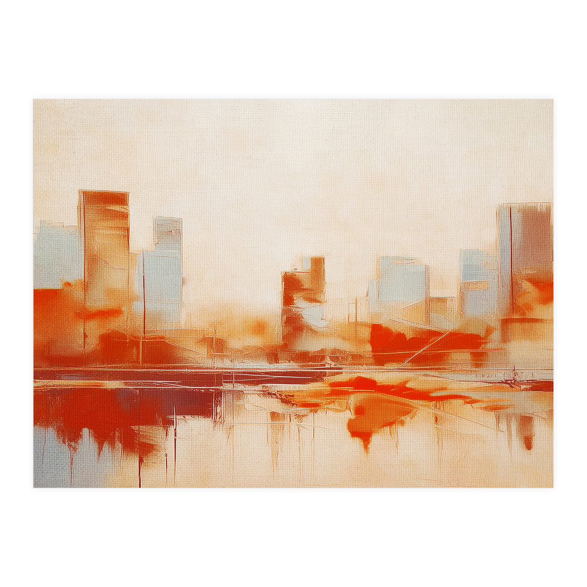 Buildings At Dusk 02 (Print Only)