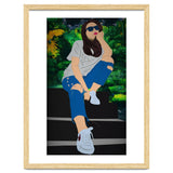 A Girl Sitting On A Step thumbnail