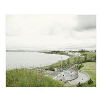 Geothermal lake behind the natural hot spring pool - Iceland (Print Only)