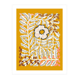 Fern Leaves And Flower Mustard (Print Only) thumbnail