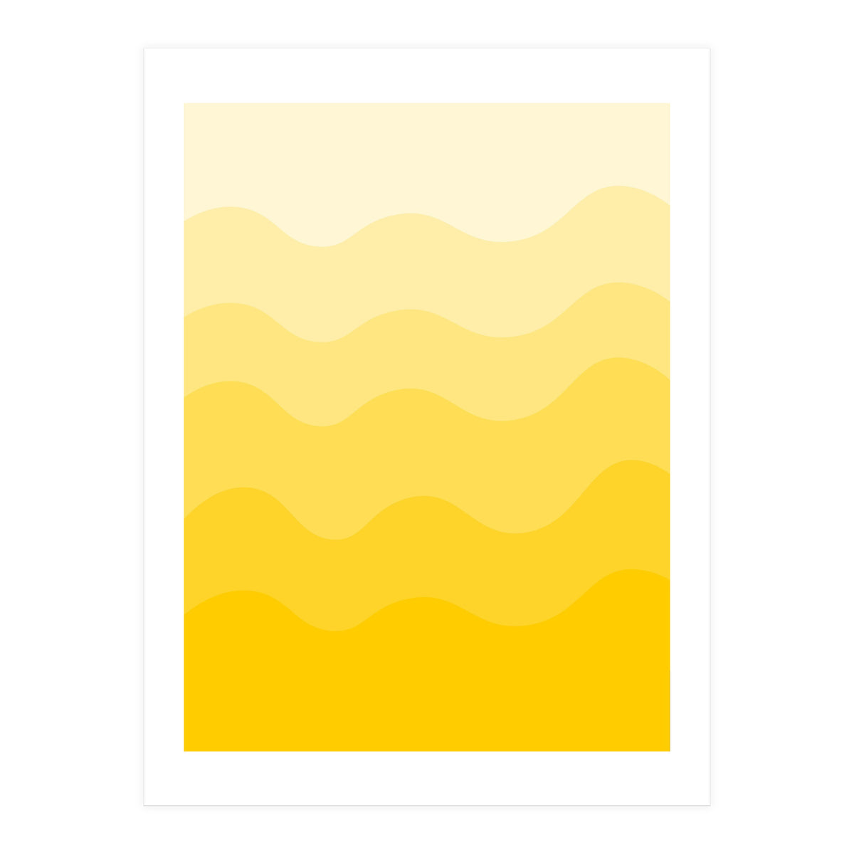Yellow gradient design (Print Only)