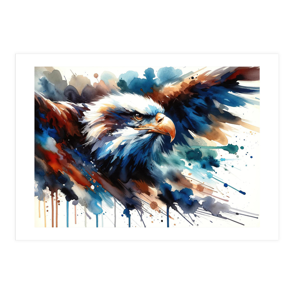 Soaring Majesty Of The Eagle (Print Only)
