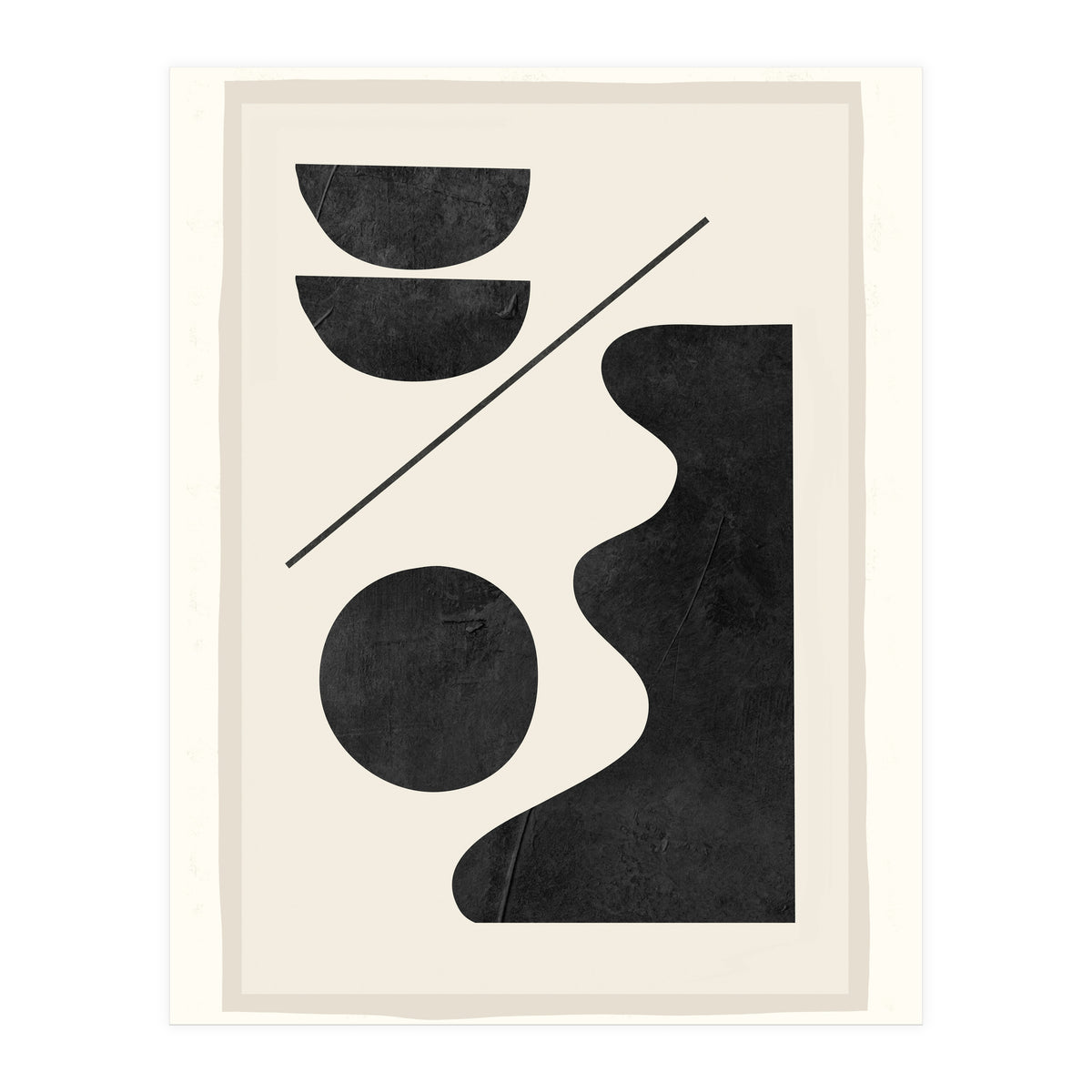 Modern Abstract Minimal Shapes 188 (Print Only)