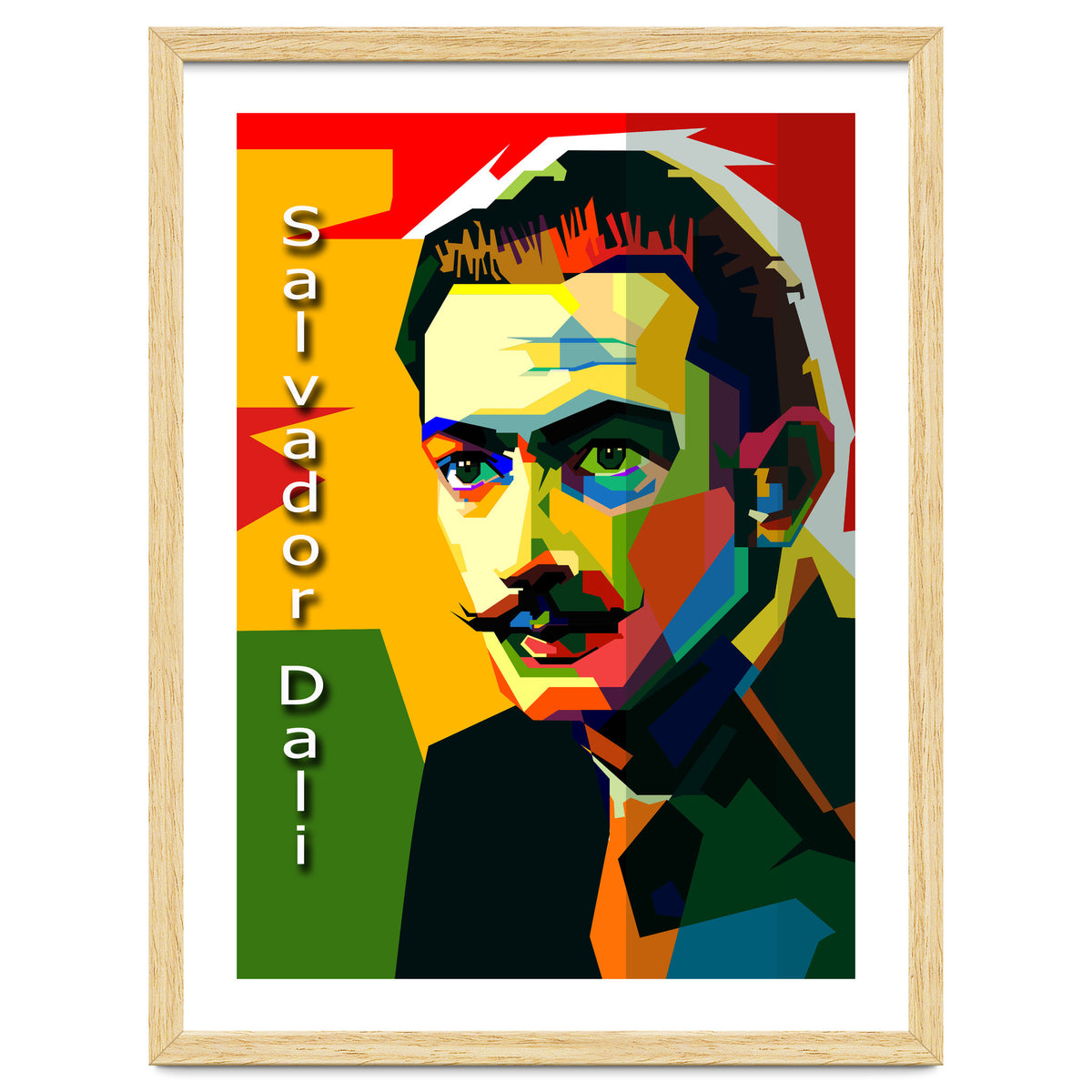 Salvador Dali Maestro Painting In Pop Art WPAP