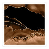 Brown & Gold Agate Texture 14 (Print Only) thumbnail