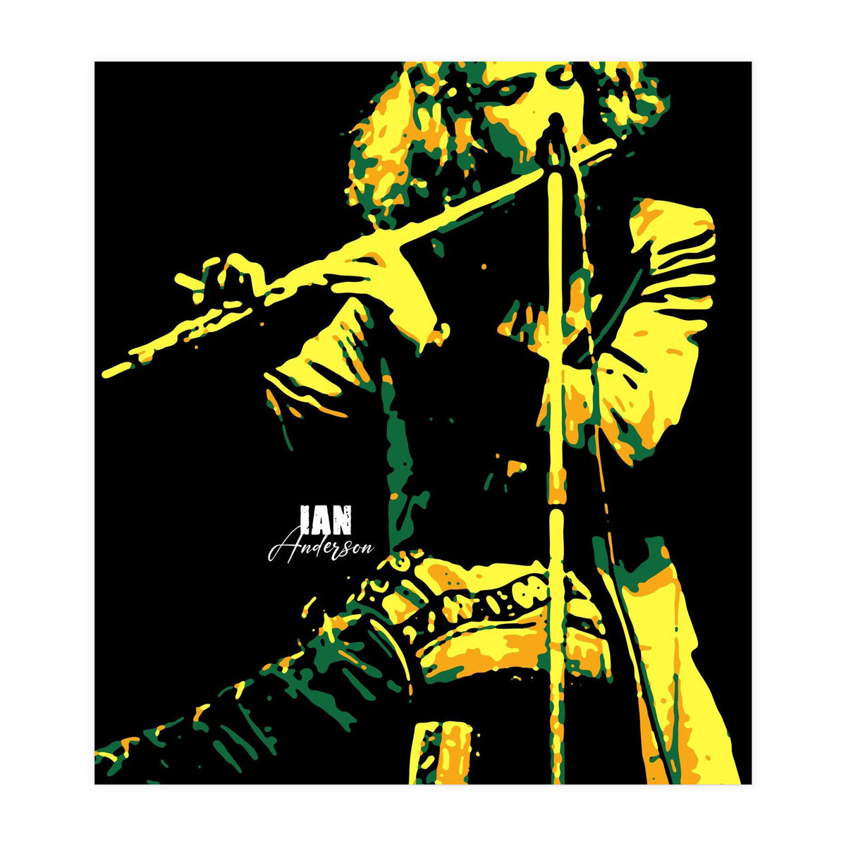 Ian Anderson Musician Legend (Print Only)