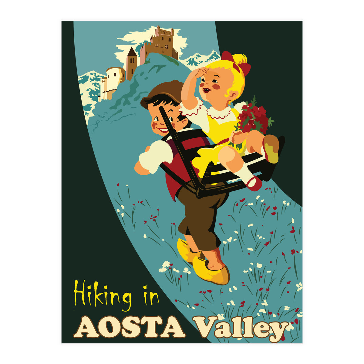 Hiking In Aosta Valley (Print Only)