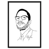 Malcolm X Illustration thumbnail