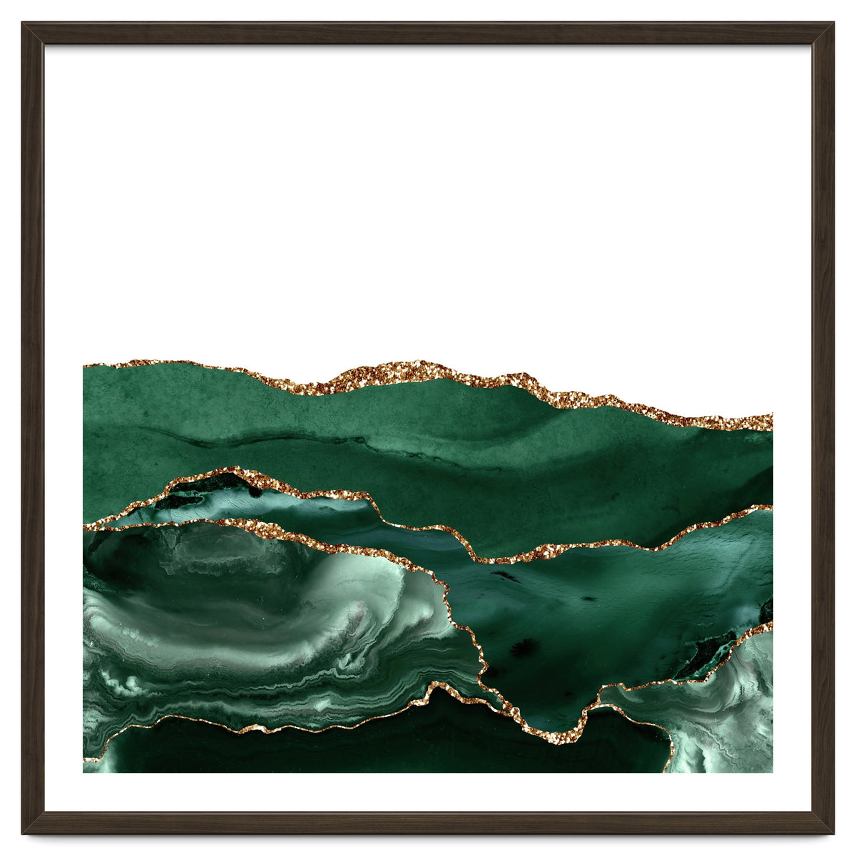 Emerald & Gold Agate Texture 05