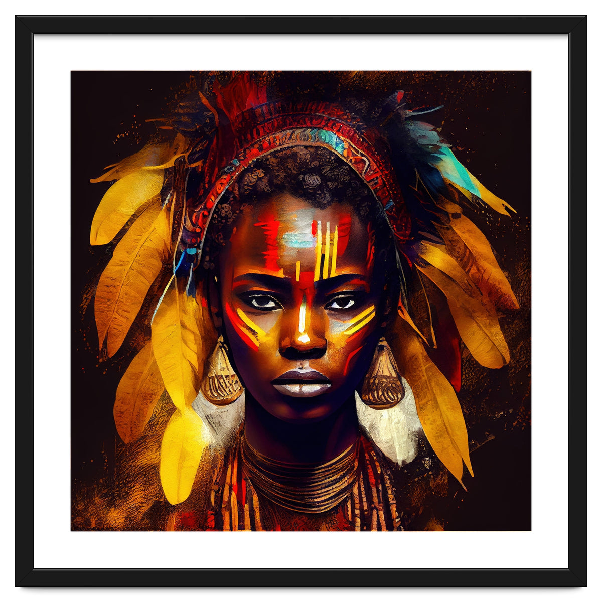 Powerful African Warrior Woman #2