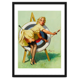 Pinup Sexy Girl On A Target thumbnail