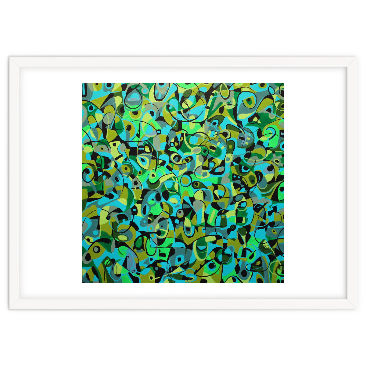 The Birdcall, Acrylic On Canvas, 36"x36"