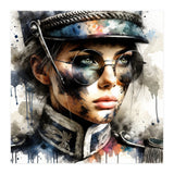 Watercolor Napoleonic Soldier Woman #5 (Print Only) thumbnail
