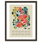 Calendar 2025 colorful orchid thumbnail