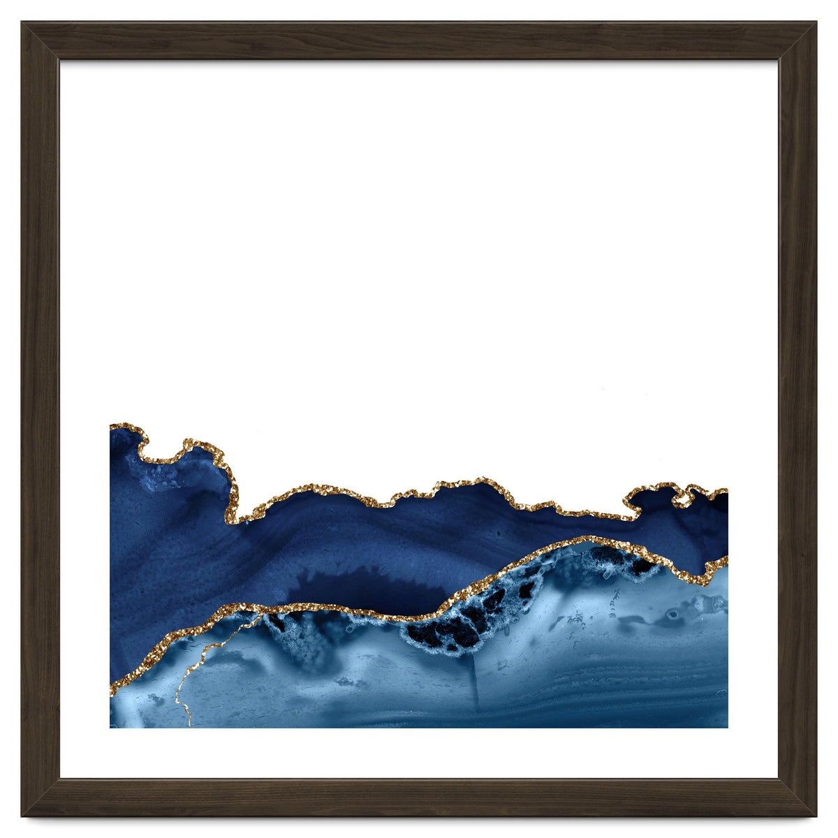 Navy & Gold Agate Texture 26