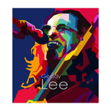 Geddy Lee RUSH Singer Pop Art WPAP (Print Only) thumbnail