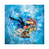 Scuba Diver (Print Only) thumbnail