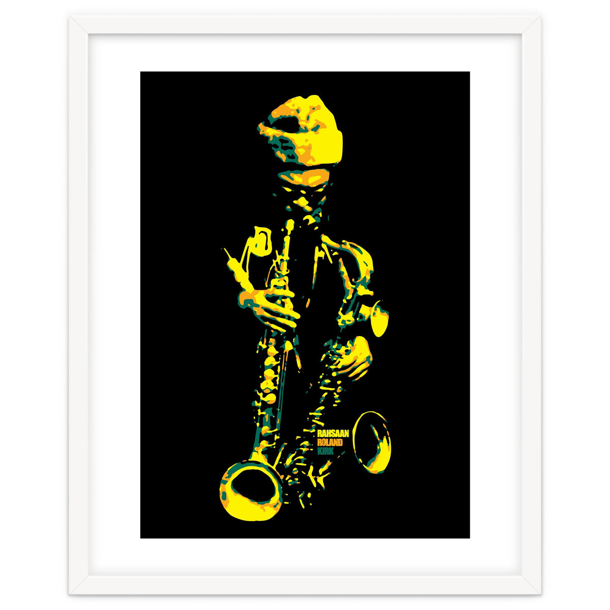Rahsaan Roland Kirk in Pop Art