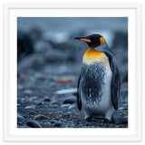 King Penguin Standing In The Rain thumbnail