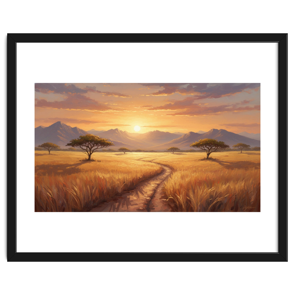 Golden Peak Sunset