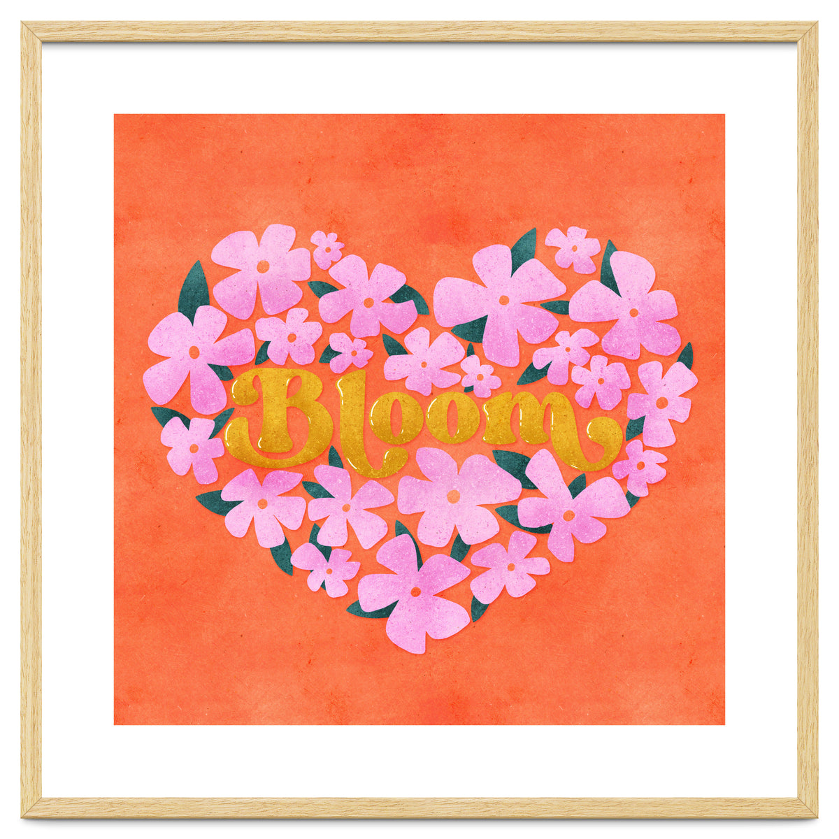 Bloom Floral Heart