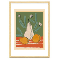 Abstract Pear Still Life