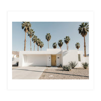 Palm Springs Modernist Home, Mid-Century Architecture Photography, Desert Minimalism (Print Only)