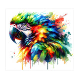 Vibrant Tropical Parrot Portrait (Print Only) thumbnail