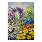 Sun-Drenched Garden Pergola Oil Painting (Print Only) thumbnail