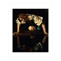 Caravaggio – Narcissus (ca. 1600) | Dramatic Baroque Masterpiece (Print Only)