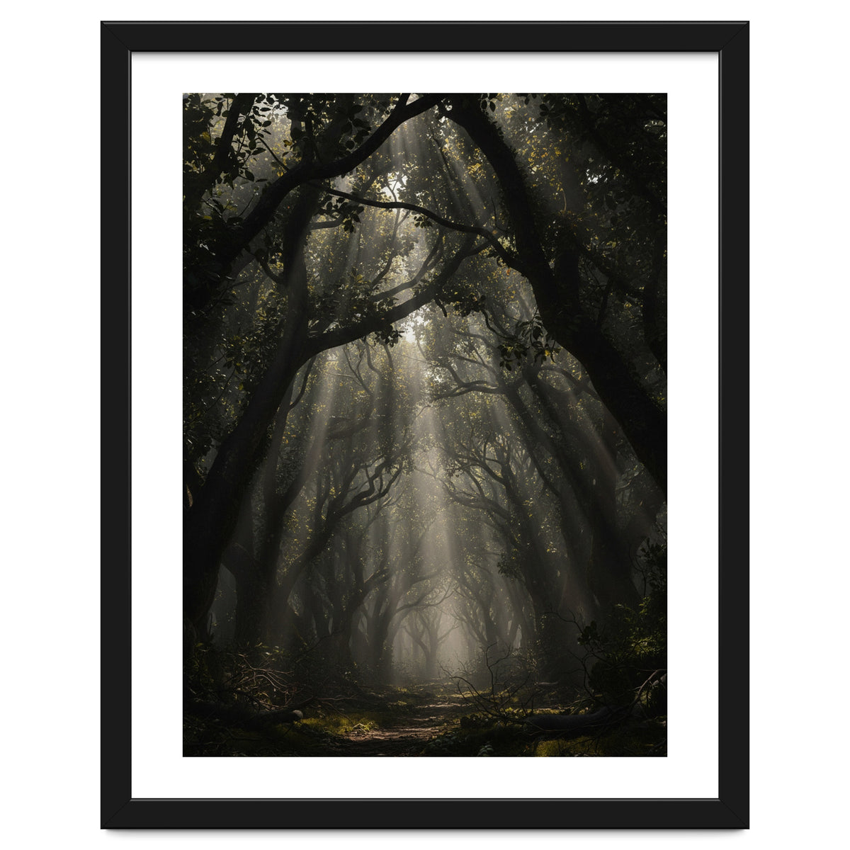 Enchanted Canopy: Mystical Forest Path