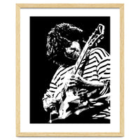 Pat Metheny American Jazz Guitarist Legend in Monochrome 3