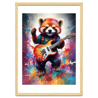 Red Panda Plays Guitar Music