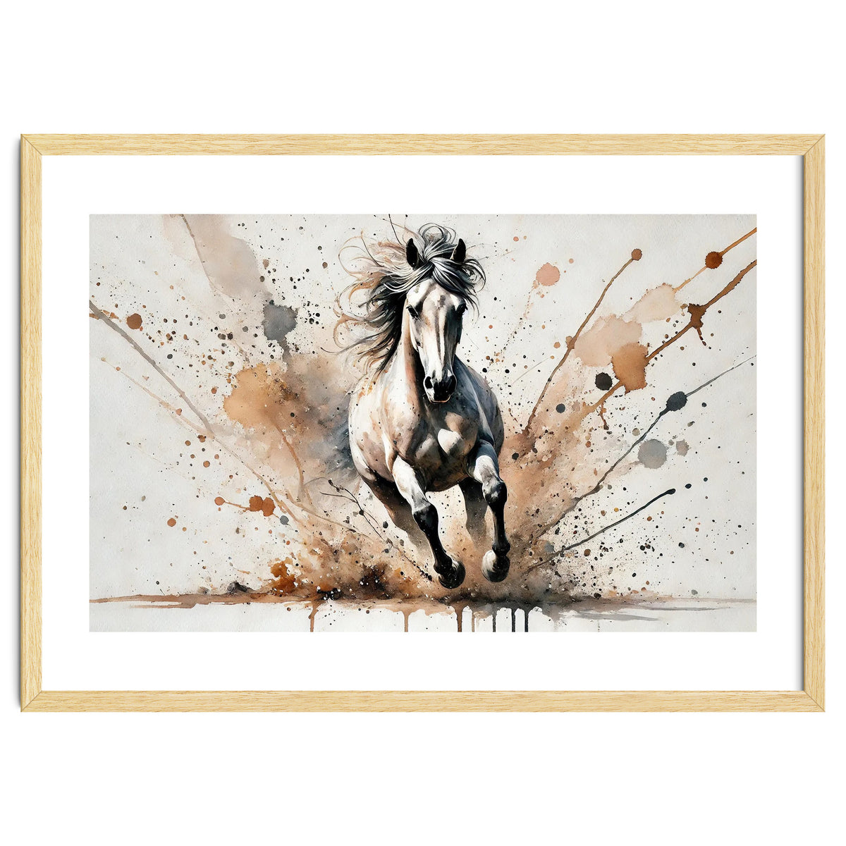 Galloping Horse Front View