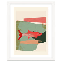Red Fish Abstract