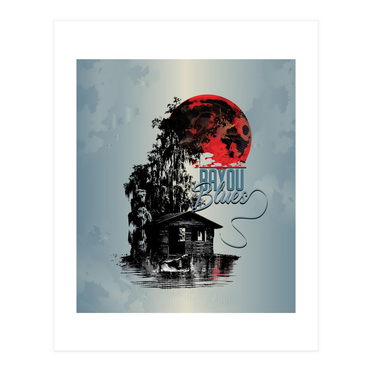 Bayou Blues Swamp (Print Only)