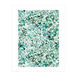 Leaffy Eucalyptus Botanical Leaves Green (Print Only) thumbnail